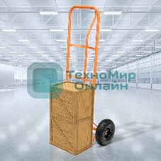 Тележка ручная Сибртех 2-х колесная НТ1805, г/п 150кг, п/н колеса d260мм, платформа 350x235