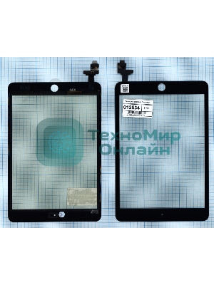 Сенсорное стекло (тачскрин) Ipad mini 3 (retina) + IC (A1599, A1600), черное