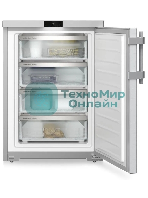 Морозильная камера Liebherr FNsddi 1624-20 001, нержавеющая сталь, 86 л, 4 ящика