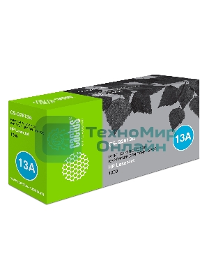 Картридж лазерный Cactus CS-Q2613A черный (2500 стр.) для HP Laser Jet 1300