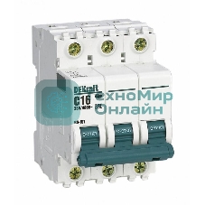 Выключатель автоматический трехполюсный ВА-101 25А D 4,5кА 11128DEK DEKraft