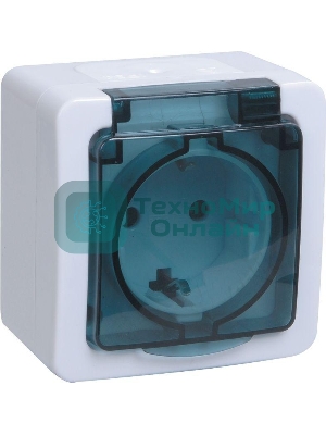 Розетка IEK ERMP12-K03-16-54-EC РСб20-3-ГПБд роз 1м с з/к о/у IP54 (цвет крышки:дымчатый) ГЕРМЕС PLUS