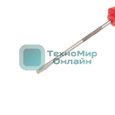 Отвертка шлицевая Rexant SL 3х75 мм, трехкомпонентная рукоятка сталь, S2