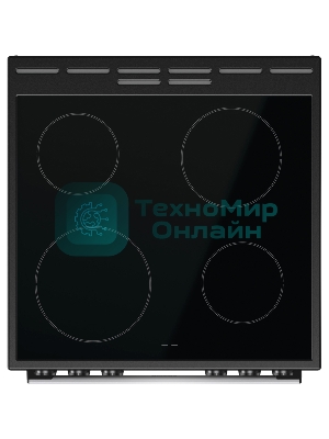 Плита электрическая Gorenje GEC6A11SG серый, конфорок 4 электрических, духовка 65 л, 60 см x 85 см x 60 см