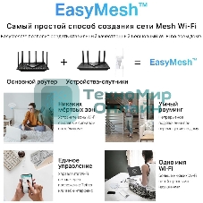 Повторитель беспроводного сигнала TP-Link Archer Air E5 AX3000 Wi-Fi белый