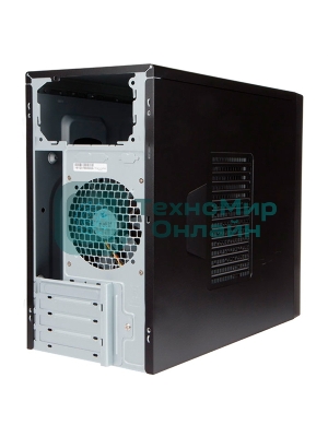 Компьютерный корпус Mini Tower InWin EMR065 черный U3.0*2+U2.0*2 A(HD) +intrusion switch mATX