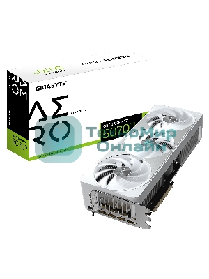 Видеокарта Gigabyte GV-N507TAERO OC-16GD 1.0 NV RTX 5070TI 16Gb 256bit GDDR7 2805/28000/HDMIx1/