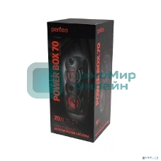 Портативная акустическая система Perfeo ”Power Box 70” EQ,USB, microSD, AUX, FM, MIC, TWS черный