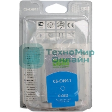 Картридж струйный Cactus CS-C4911 №82 голубой (72 мл) для HP Design Jet 500/800C