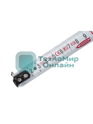 Рулетка Gross 31123 ''doppelhaken'' 5 м x 19 мм двухсторонний зацеп нейлон двуст. шкала автоматич