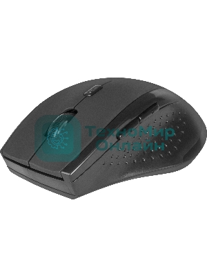 Мышь беспроводная Defender Accura MM-365 черный, 1600 dpi, радиоканал, USB, кнопки - 6