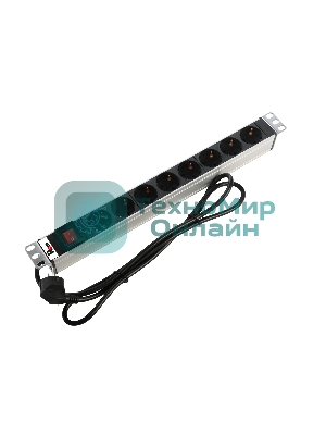 Блок распределения питания ЦМО R-16-8S-V-440-1.8 гор.размещ. 8xSchuko базовые 16A Schuko 1.8м