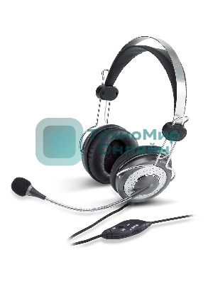 Гарнитура Genius HS-04SU черный/серый, проводная