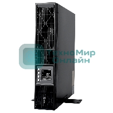 Источник бесперебойного питания/UPS Сайбер Электро ЭКСПЕРТ-II-3000Р Онлайн, Стойка/Напольный 3000ВА/3000Вт. USB/RS-232/SNMP Slot/EPO/RJ-11/RJ-45 (8 IEC С13);(2) C19 (12В/9А·ч. х 6) 2U