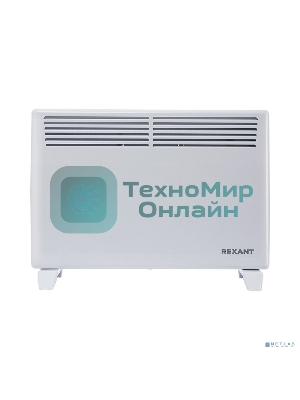 Конвектор электрический Rexant белый, 1500 Вт, 20 м2, термостат