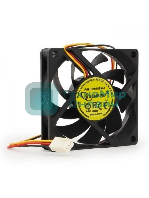 Вентилятор Gembird для корпуса 70x70x15, втулка, 3pin, провод 25 см D7015SM-3