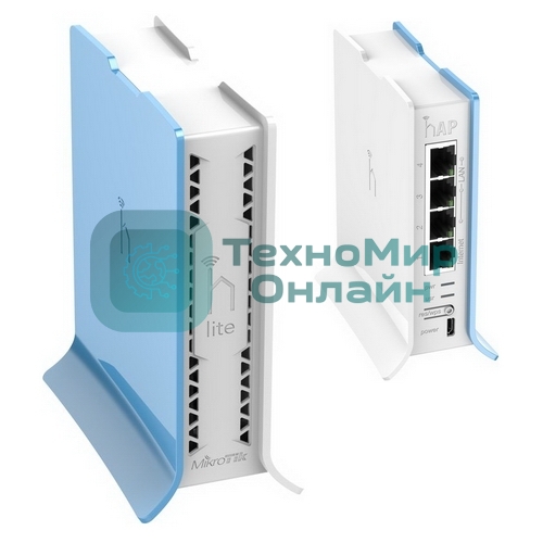 Сетевое оборудование Mikrotik RB941-2nD-TC Беспроводной маршрутизатор MikroTik RouterBOARD hAP lite