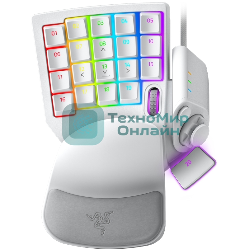 Игровой кейпад Razer Tartarus Pro Mercury Razer Tartarus Pro – Analog Optical Gaming Keypad - Mercury – FRML Packaging