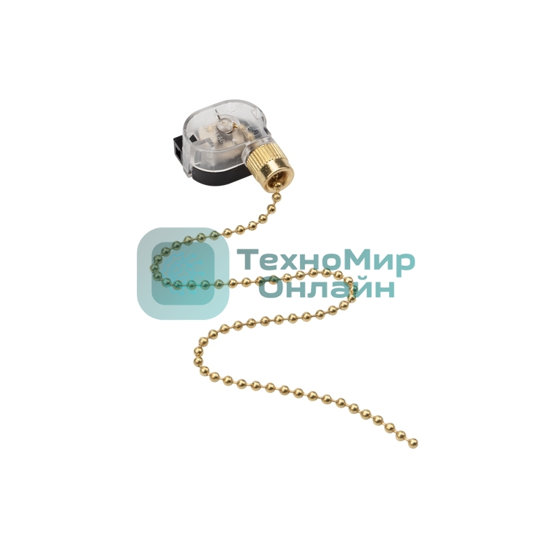 Выключатель для настенного светильника, gold REXANT 1шт (БЛИСТЕР F)