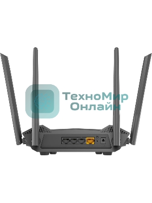 Двухдиапазонный гигабитный Wi-Fi 6 маршрутизатор D-Link DIR-X1530/RU/A1A AX1500 (466526)