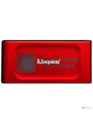 Внешний SSD Kingston XS1000, 1TB, USB 3.2 Gen 2 Type-C, R/W 1050/1000, красный
