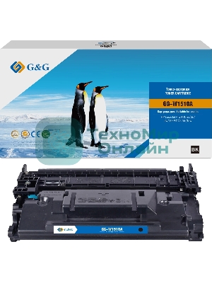 Картридж лазерный G&G GG-W1510A черный (3050 стр.) для HP LJ Pro 4003n/dn/dw/MFP4103 fdn/fdw