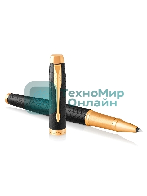 Ручка роллер Parker IM Premium T323 (CW1931660) Black GT, F, черные чернила, подарочная коробка