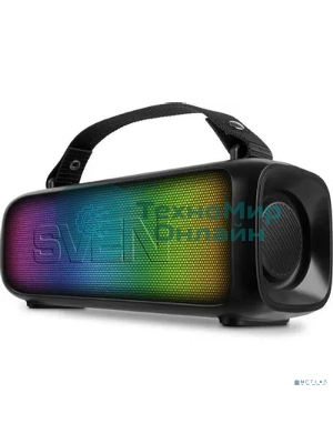 Портативная колонка SVEN PS-235 черный 12W 2.0 BT 3600mAh