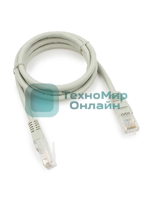 Патч-корд медный UTP Cablexpert PP10-1M cat.5e, 1м, литой, многожильный, серый