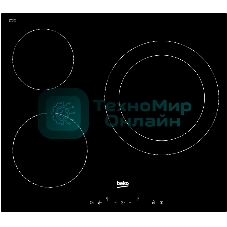 Встраиваемая электрическая варочная поверхность Beko HIC 63401 T, Черный