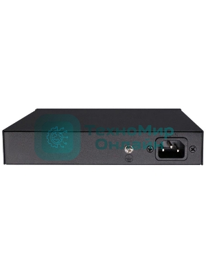Коммутатор Osnovo SW-20600/A(80W) 6x100Mb 4PoE+ 80W неуправляемый