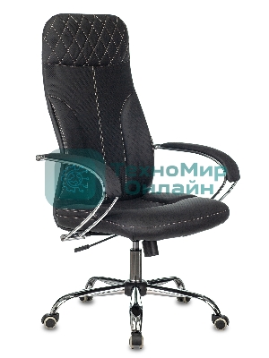 Кресло Бюрократ CH-608SL/ECO черный, экокожа