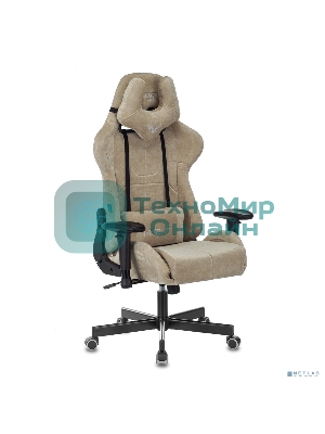 Кресло Бюрократ VIKING KNIGHT LT21 FABRIC песочный, ткань, 120 кг, механизм качания