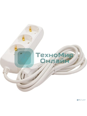 Удлинитель 3х3 м с заземл. 10А 250В У03 GENERICA 2P+PE 3х1 кв.мм IEK WYP10-10-03-03-Z-G