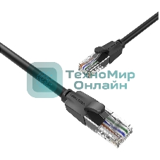Патч-корд Vention прямой UTP cat.6, RJ45 - 15м. черный