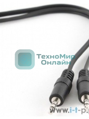 Кабель аудио Cablexpert CCA-404-2M, Jack3.5 - Jack3.5, 2м