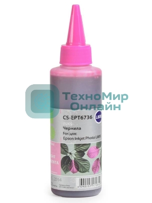 Чернила Cactus CS-EPT6736 светло-пурпурный (100мл) Epson L800