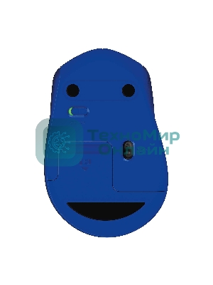 Мышь беспроводная Logitech M330 SILENT PLUS синий, 1000 dpi, радиоканал, USB, кнопки - 3