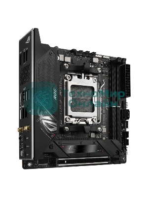 Материнская плата ASUS ROG STRIX B650E-I GAMING WIFI, AM5, AMD B650, 2xDDR5, 2xSATA, 2xM.2, 1xPCIe 5.0 x16, 1xHDMI, 1x 2.5Gb LAN, 4xUSB-A 3.2 Gen 2, 1xUSB-A 3.2 Gen 1, 1xUSB-C 3.2 Gen 2x2, 3x3.5 мм, 7.1, Mini-ITX