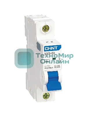 Выключатель автоматический CHINT NXB-63S 1P 10А 4.5kA х-ка B