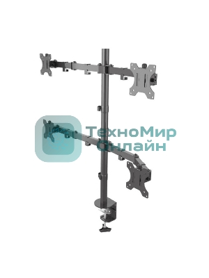 Кронштейн ONKRON D421E для четырех мониторов 13