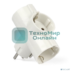 Разветвитель Smartbuy SBE-16-A03-3z 3 гнезда с заземлением круглый 16А 250B