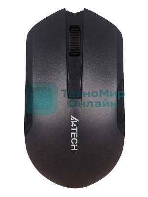 Мышь беспроводная A4Tech G3-200NS черный, 1200 dpi, радиоканал, USB, кнопки - 3