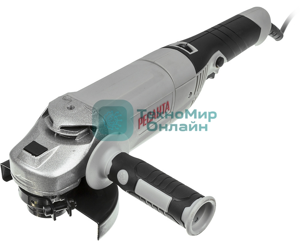 Угловая шлифовальная машина Ресанта УШМ-125/1400Э 1400Вт 12000об/мин рез.шпин.:M14 d=125мм