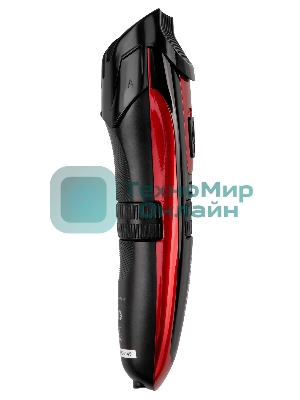 Машинка для стрижки Starwind SHC 4470 красный 3Вт (насадок в компл:2шт)