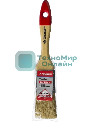 Кисть плоская Зубр 