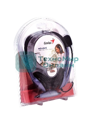 Гарнитура Genius HS-04S Single фиолетовый, проводная
