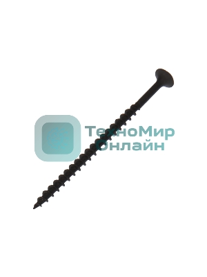 Саморез гипсокартон-дерево Kranz 4,2х75, пакет (300 шт/уп)