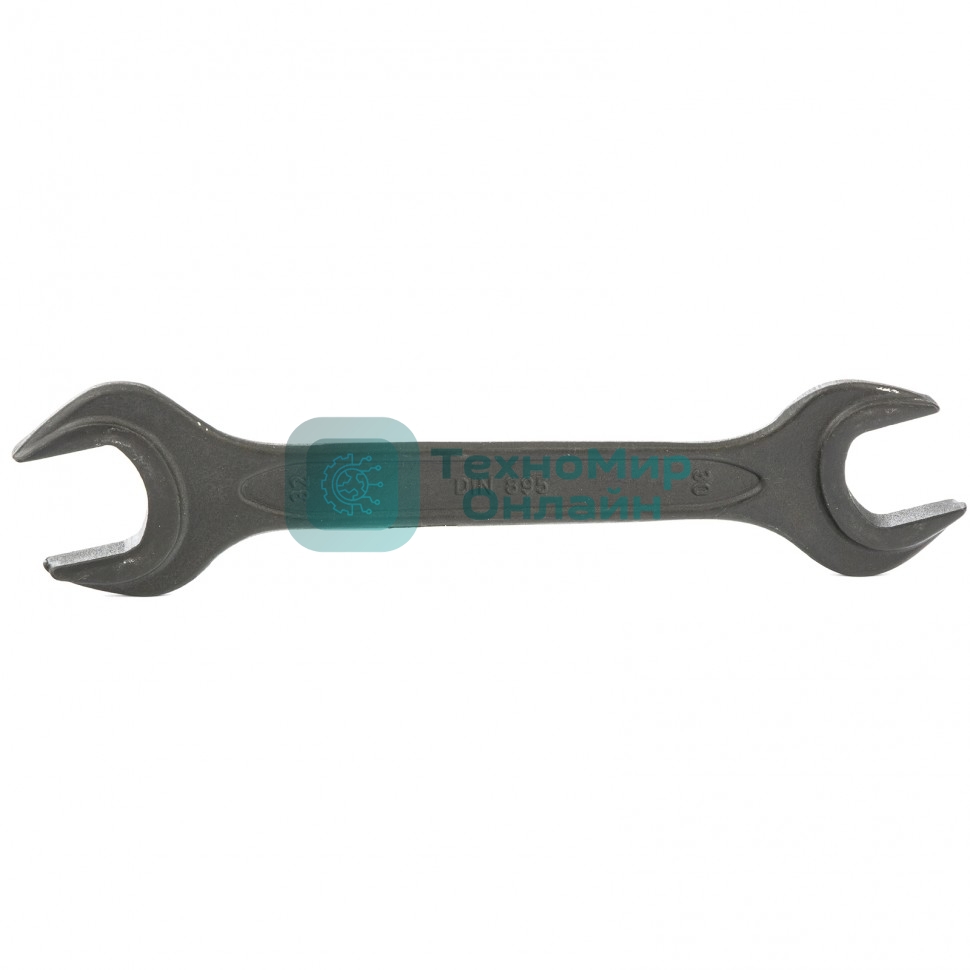 Ключ рожковый Сибртех, 30 х 32 мм, CrV, фосфатированный, ГОСТ 2839