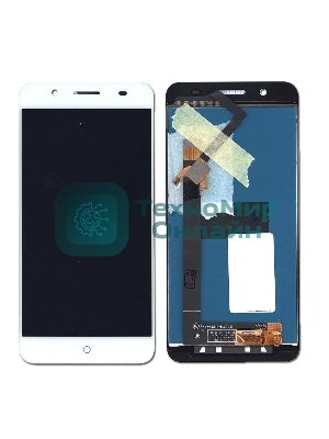 Дисплей для ZTE Blade A610 Plus белый